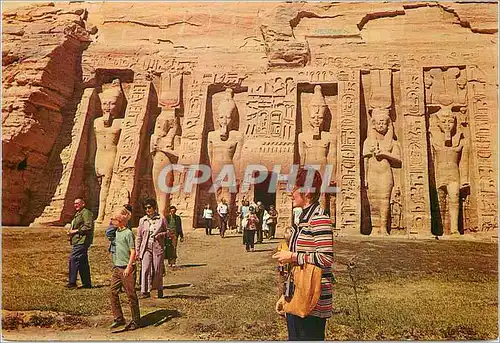 Cartes postales moderne The temple of Abu Simbel