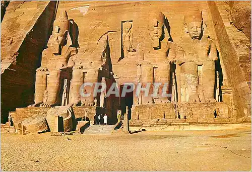 Moderne Karte Abu Simbel Les Colosses de Ramses ii