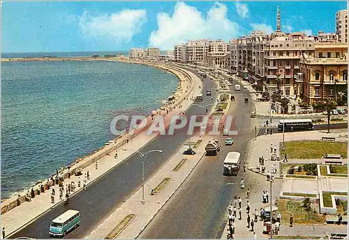 Moderne Karte Alexandria The Corniche