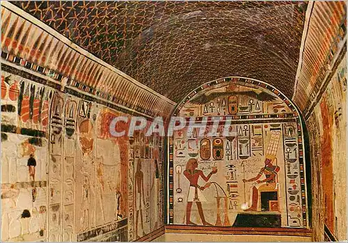 Cartes postales moderne Chapelle peinte du roi Thotmes iii xviii e dynastie