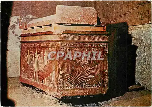Cartes postales moderne Sarcophage au tombeau de Harenhab