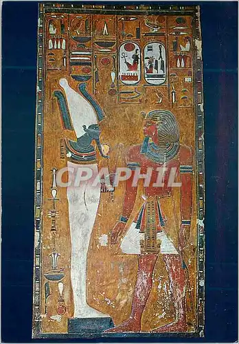 Cartes postales moderne Le roi devant le dieu Osiris