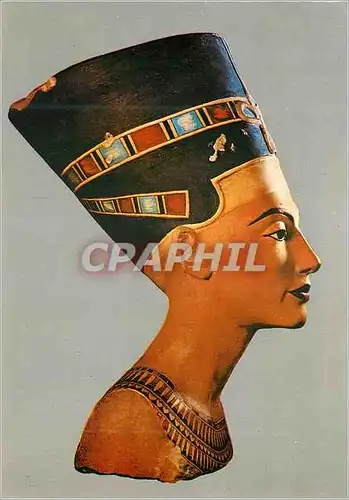 Cartes postales moderne Jolie Tete en couleur de la reine Nefertertiti