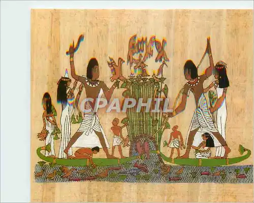 Cartes postales moderne The scribe Menna fishing and hunting birds
