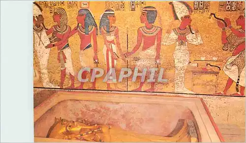 Moderne Karte Tut Ankh Amen tomb in the Valley of the Kings at Thebes