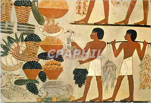 Cartes postales moderne Men bringing offerings