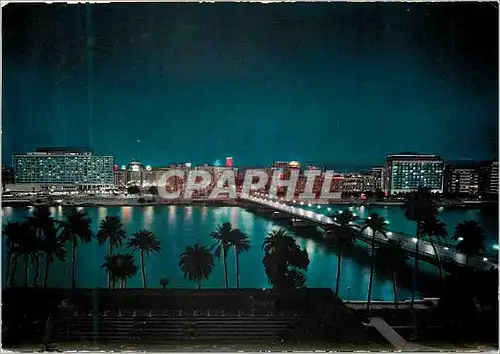 Cartes postales moderne Le Caire Le Nil et la Ville de nuit