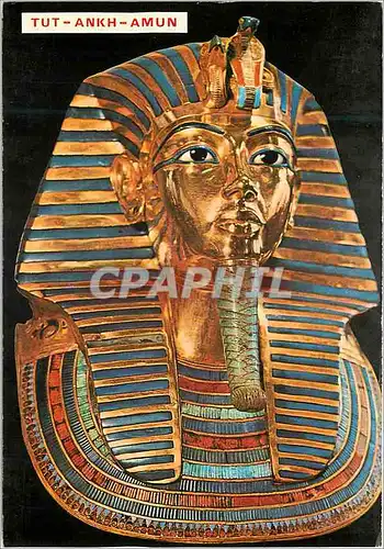 Cartes postales moderne Cairo Tutankhamens Treasures Gold funerary mask of Tutankhamen