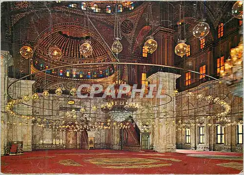 Moderne Karte Cairo Interior of Mohamed Aly Mosque