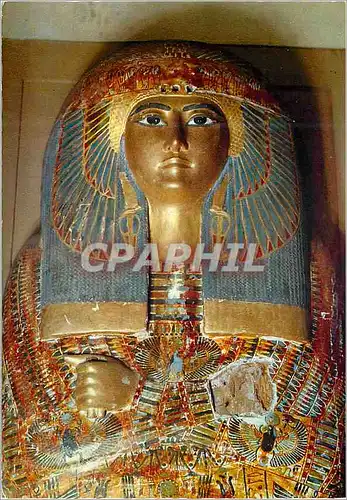 Cartes postales moderne The Egyptian Museum Cairo Coffin cover of Queen Ma etkore