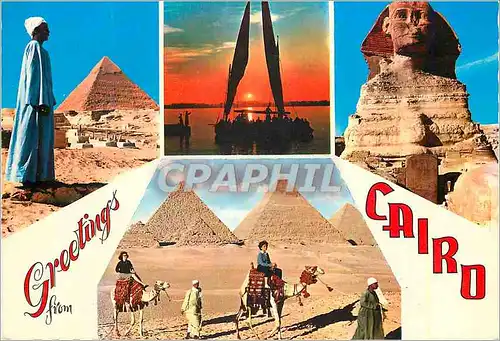 Cartes postales moderne Greetings from Cairo