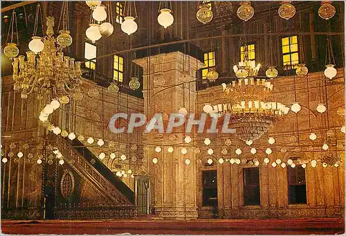Cartes postales moderne Cairo Interior view of Mohamed Aly Mosque at the Citadel