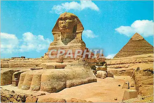 Moderne Karte Giza Le Grand Sphinx