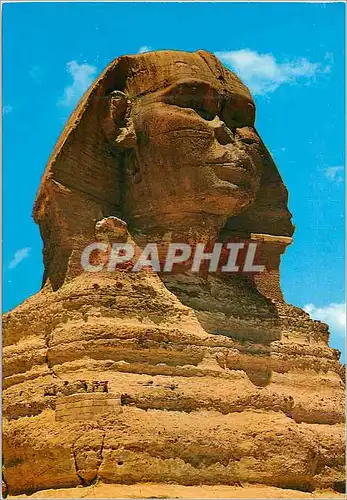 Moderne Karte Giza La tete du grand Sphinx