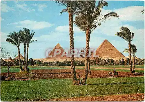 Moderne Karte Giza Les Pyramides