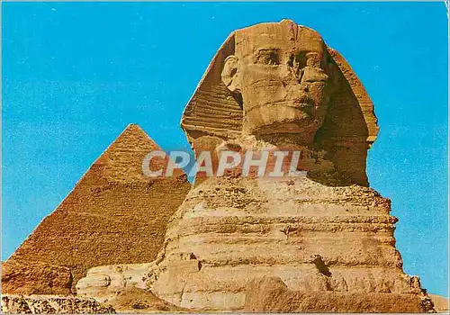 Moderne Karte Giza The Sphinx and the Pyramid of Khafre