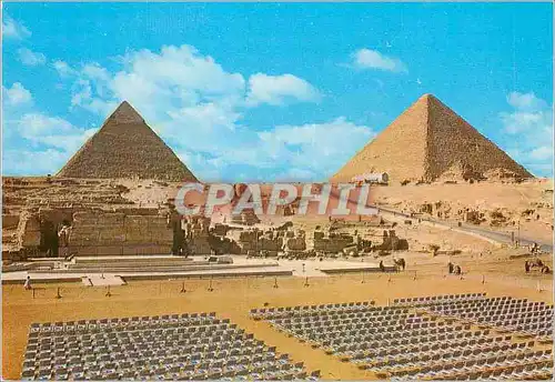 Cartes postales moderne Giza The Sphinx and the Pyramid