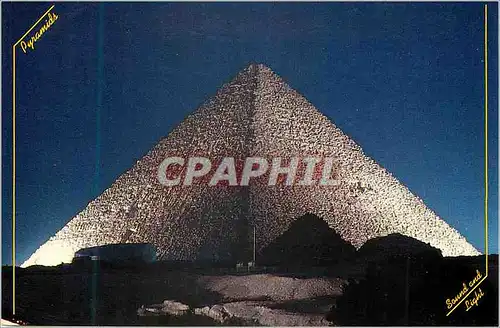Moderne Karte The Pyramids of Giza The Misr for Sound and Light The Ministry of Culture