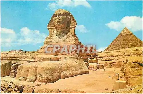 Moderne Karte Giza The Great Sphinx