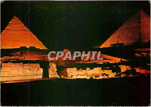 Moderne Karte Giza Son et Lumiere pres des Pyramides