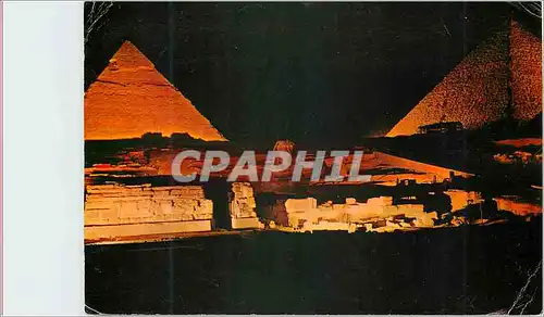 Cartes postales moderne Giza The Nocturnal Magic near the Pyramids
