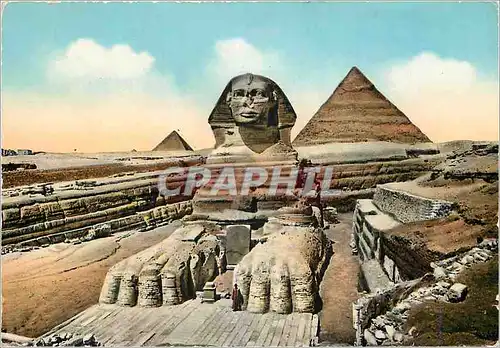 Moderne Karte Giza The Great Sphinx of Giza