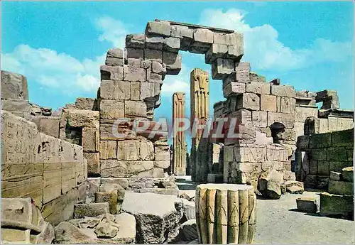Moderne Karte Karnak Heraidic Pilars in Amon Temple