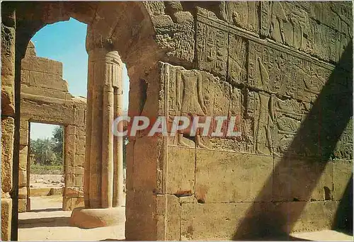 Cartes postales moderne Temple de Louxor Relief dans la salle exterieure