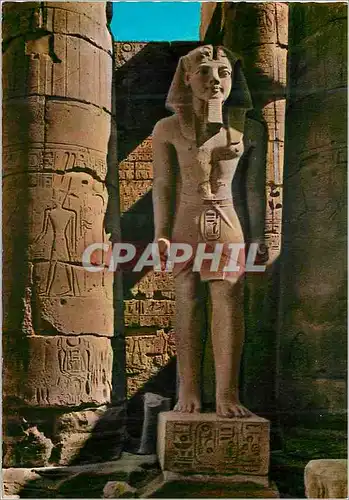 Cartes postales moderne Luxor Ramses ii Statue