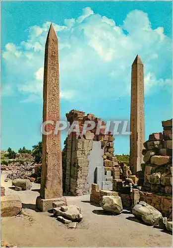 Moderne Karte Karnak Thotmes and Hatshepsut Obelisks