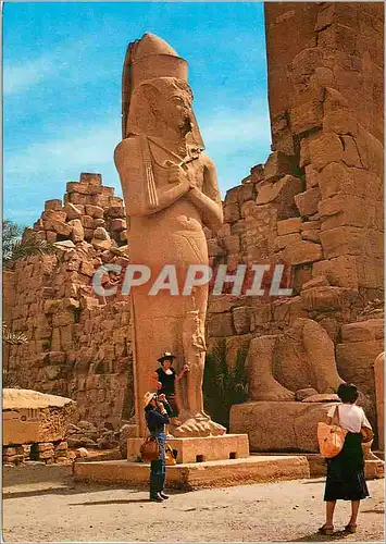 Cartes postales moderne Luxor Statue of Phrao Pinutem and his wife