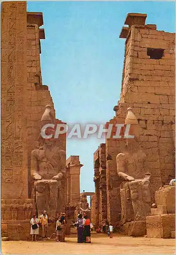 Moderne Karte Luxor The Temple of Luxor