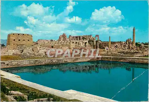 Cartes postales moderne Karnak The Sacred Lake and Amon Temple