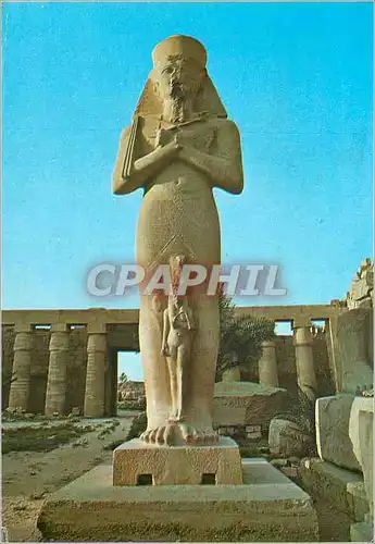 Cartes postales moderne Luxor Statues of Phrao Pinuterm and his wife