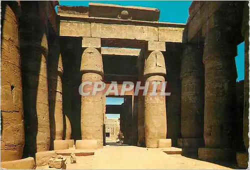 Cartes postales moderne Louxor Karnak Cour exterieure du temple de Khonsuo