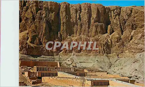 Moderne Karte Thebes Deir El Bahari Temple de Hatchepsout