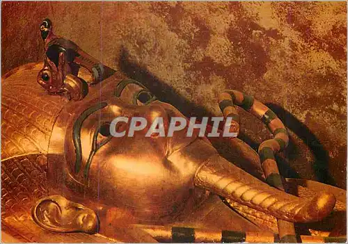 Cartes postales moderne Thebes Tomb of Tut Ankh Amun Kings mummmy in his actual Third Coffin