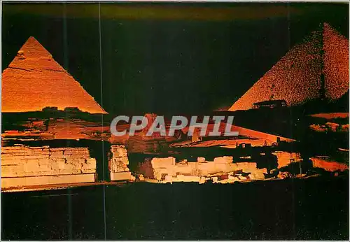 Moderne Karte Giza Son et Lumiere pres des Pyramides