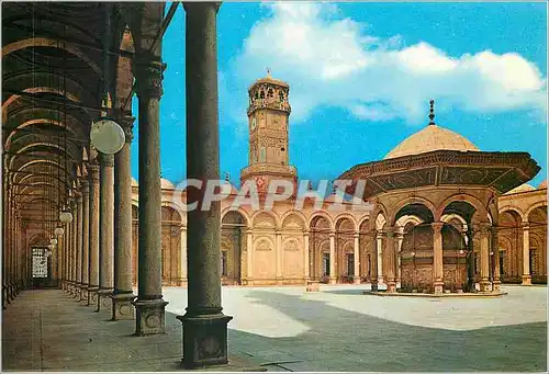 Moderne Karte Cairo Cour de la Mosquee Mohamed Aly