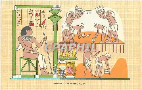 Cartes postales moderne Thebes Thrashing Corn