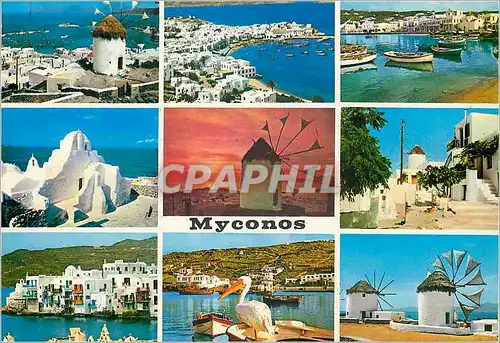 Cartes postales moderne Myconos