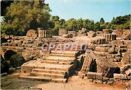 Moderne Karte Olympie La temple de Zeus