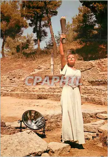 Cartes postales moderne Olympie La Flamme Olympique