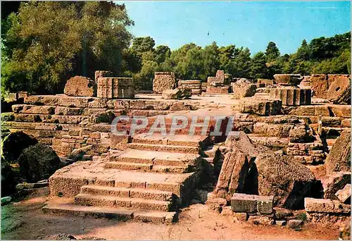 Moderne Karte Olympie Temple d Hera