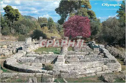 Moderne Karte Olympie Le Bouleuterion vie s