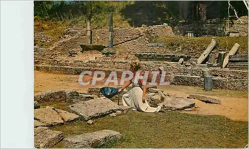 Cartes postales moderne Olympie L alumage de la Flamme Olympique