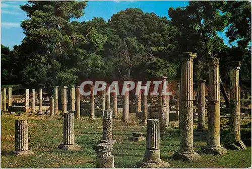 Moderne Karte Olympie La Palestre