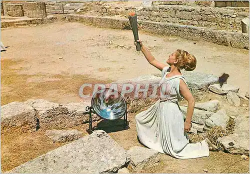 Cartes postales moderne Olympie La Flamme Olympique L apotheose