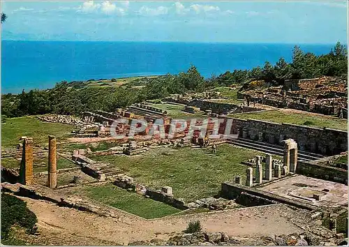 Moderne Karte Rhodes Camiros Ruines de la cite antique