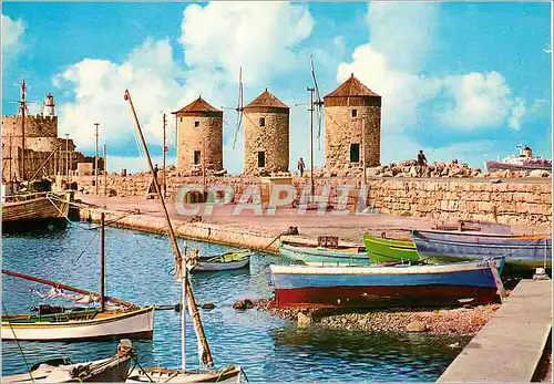 Cartes postales moderne Rhodes LEs Moulins